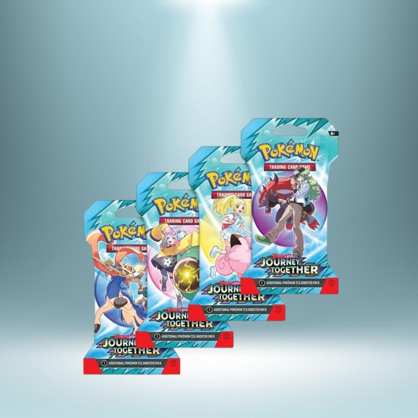 Pokémon Sleeved Booster - Karmesin & Purpur - Journey Together - Englisch