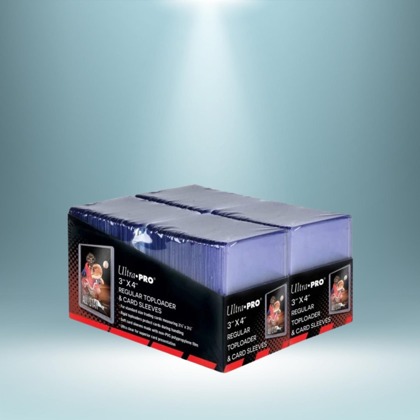 Ultra Pro - Toploader regular 3"x4" & Sleeves Set 200 Stück