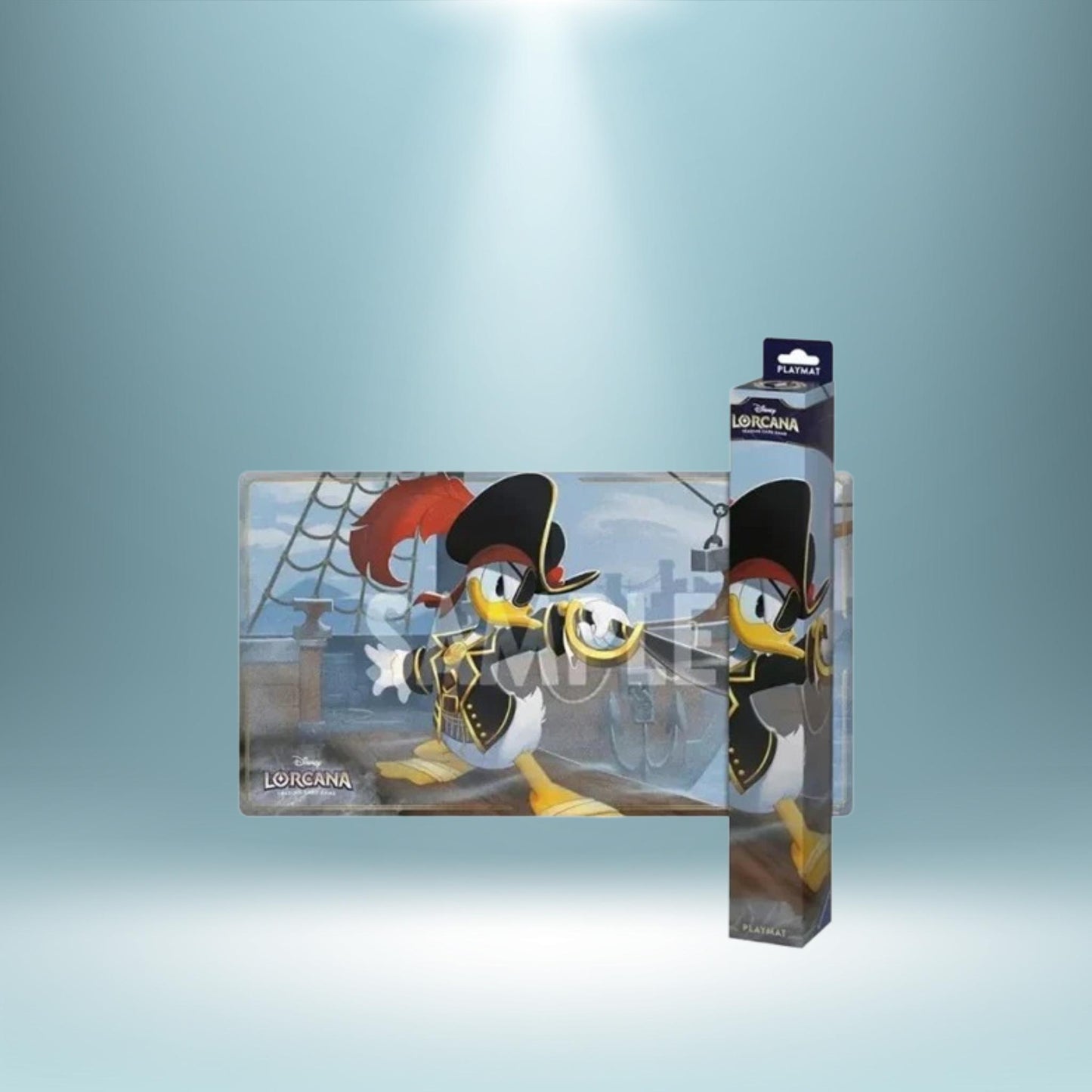 Disney Lorcana Spielmatte - Azurite Sea / Donald Duck