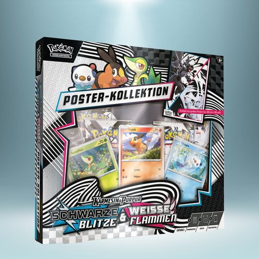 Pokémon Schwarze Blitze & Weiße Flammen Poster Kollektion - Deutsch (Bestellbar ab 15.07.2025)